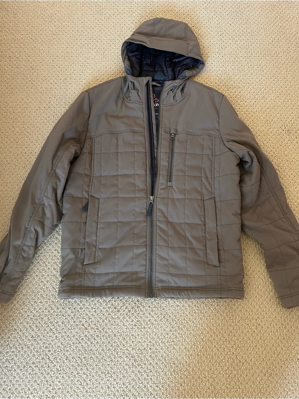 Prana Men's Quilted Hooded Jacket